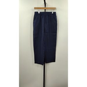 100% Linen Navy Blue Women's Pants By QUINCE